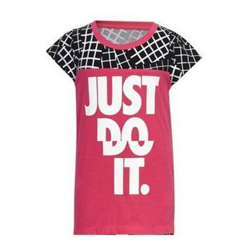 Kurzarm-T-Shirt für Kinder Nike 848-A72  Rosa 100 % Baumwolle