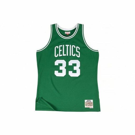 Basketball-T-Shirt Mitchell & Ness Boston Celtics Larry Bird 33 grün