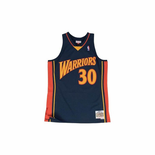 Basketball-T-Shirt Mitchell & Ness  GS Warriors Stepahn Curry Dunkelblau