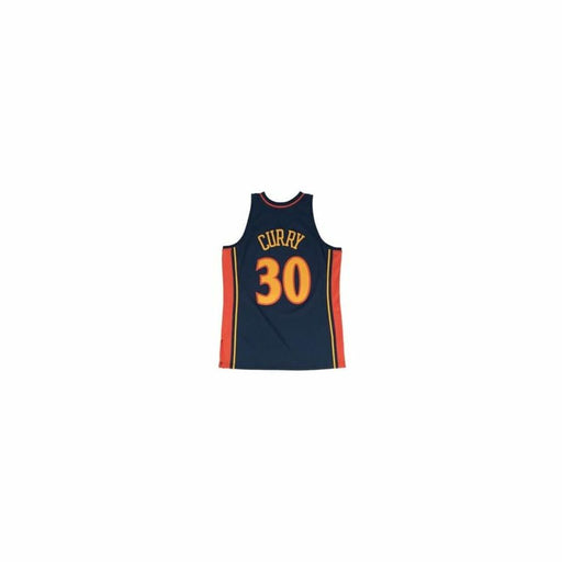 Basketball-T-Shirt Mitchell & Ness  GS Warriors Stepahn Curry Dunkelblau