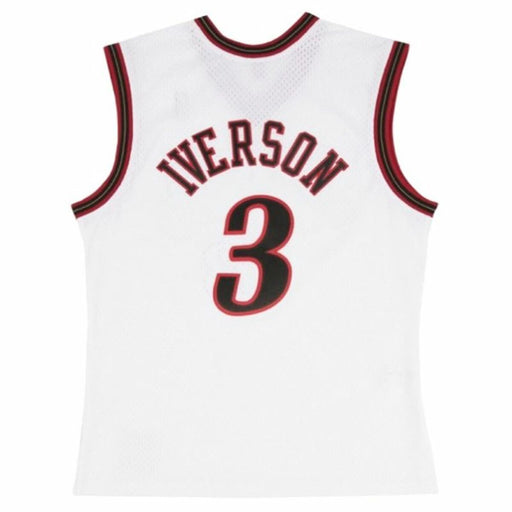 Basketball-T-Shirt Mitchell & Ness Philadelphia 76ers Allen Iverson Weiß