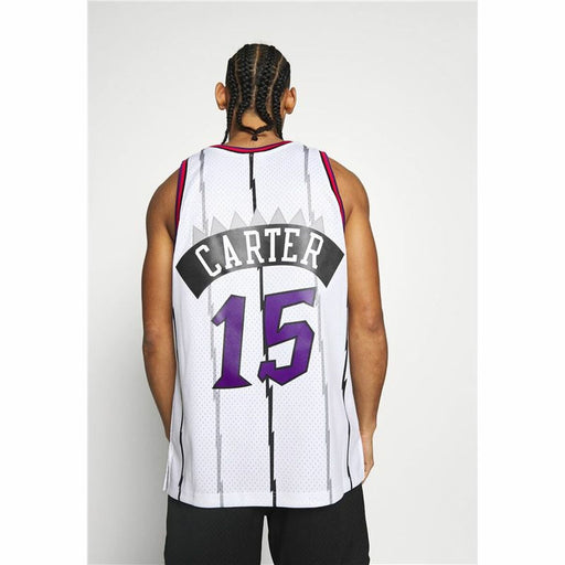 Basketball-T-Shirt Mitchell & Ness Toronto Raptors Vince Carter Weiß