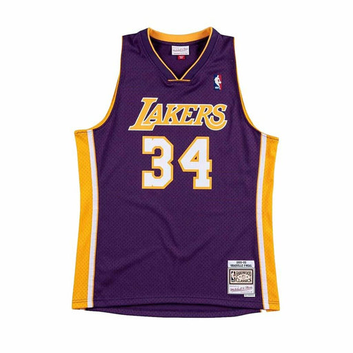 Basketball-T-Shirt Mitchell & Ness LA Lakers Shaq O´Neal Violett