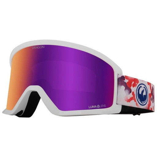 Skibrille  Snowboard Dragon Alliance Dx3 Otg Ionized  Weiß Bunt Verbindung
