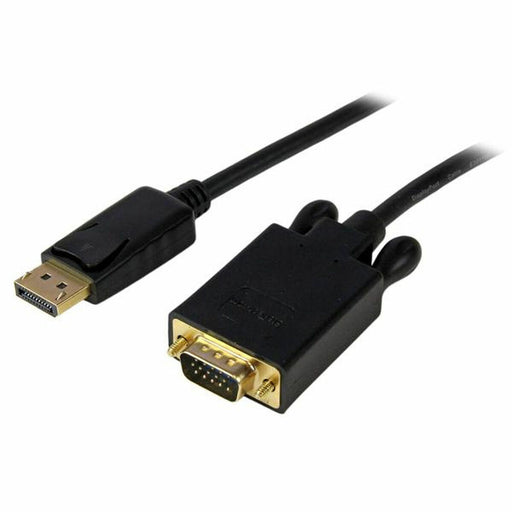 DisplayPort-zu-VGA-Adapter Startech DP2VGAMM6B           (1,8 m) Schwarz 1.8 m