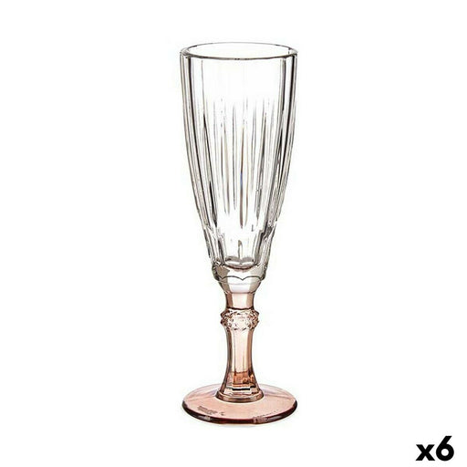 Champagnerglas Exotic Glas Braun 6 Stück (170 ml)