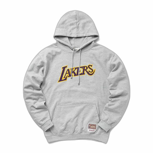 Unisex Sweater mit Kapuze Mitchell & Ness Lakers Grau