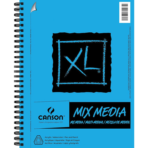 Zeichenblock Canson XL Mix Media Weiß A4 Papier 30 Blatt 300 g/m² 5 Stück