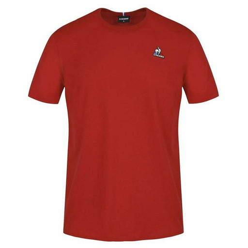 Herren Kurzarm-T-Shirt Le coq sportif Essentiels N°3 Rot