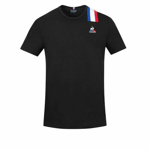 Herren Kurzarm-T-Shirt Le coq sportif Schwarz