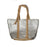 Damen Handtasche IRL 1-22-00184 Grau 46 x 30 x 30 cm