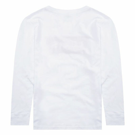 Langarm T-Shirt für Kinder Levi's Batwing Weiß