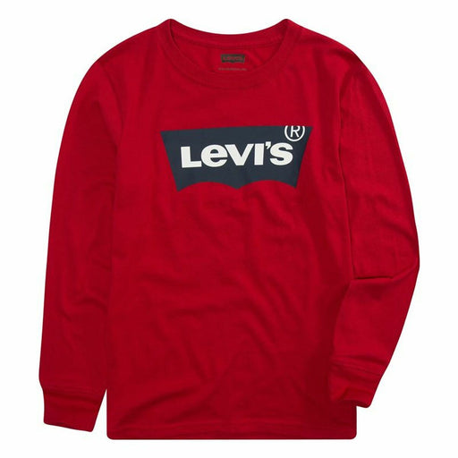 Langarm T-Shirt für Kinder Levi's Batwing  Rot