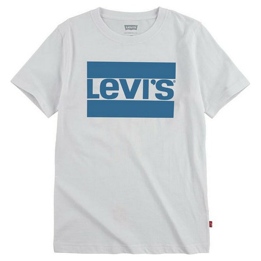 Kurzarm-T-Shirt für Kinder Levi's Sportswear Logo Blue Weiß