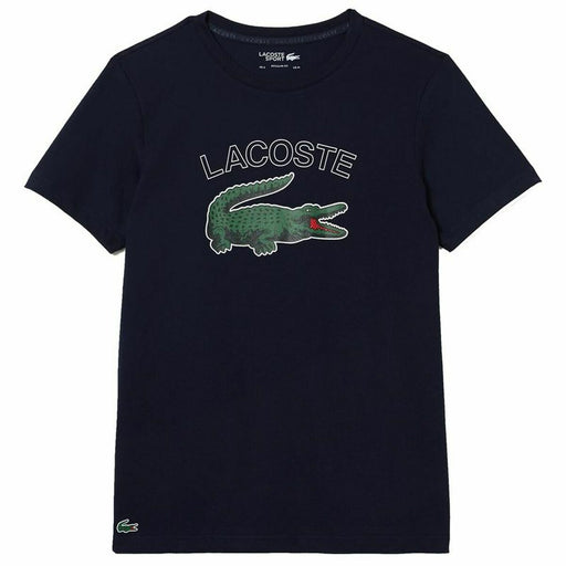 Herren Kurzarm-T-Shirt Lacoste Sport Marineblau Herren