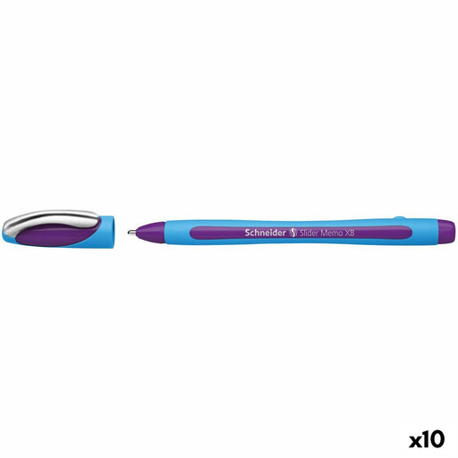 Flüssigtintenstift Schneider Slider Memo XB Violett (10 Stück)