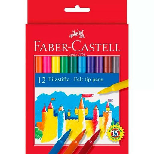 Marker-Set Faber-Castell Bunt (10 Stück)