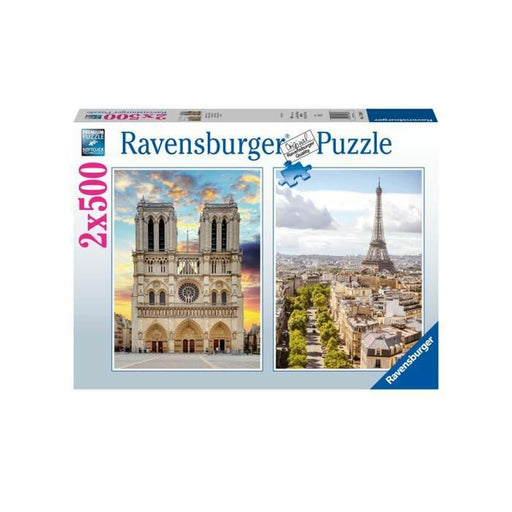 Puzzle Ravensburger Paris & Notre Dame 2 x 500 Stücke