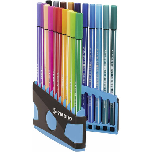 Marker-Set Stabilo Pen 68 Color Parade Etüie Bunt