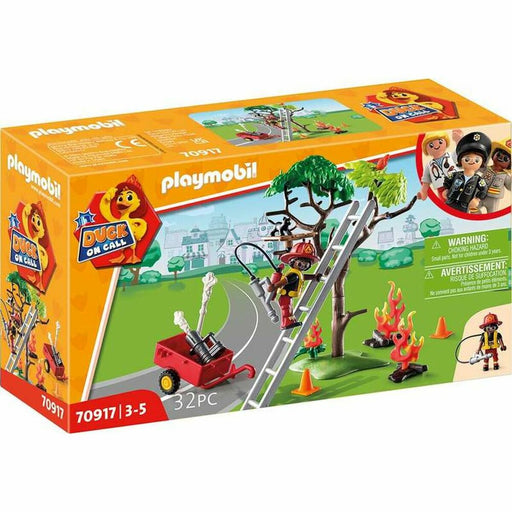 Playset Playmobil 70917 Feuerwehrmann Katze 70917 (32 pcs)
