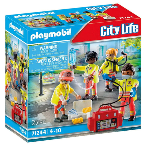 Playset Playmobil 71244 City Life Rescue Team 25 Stücke