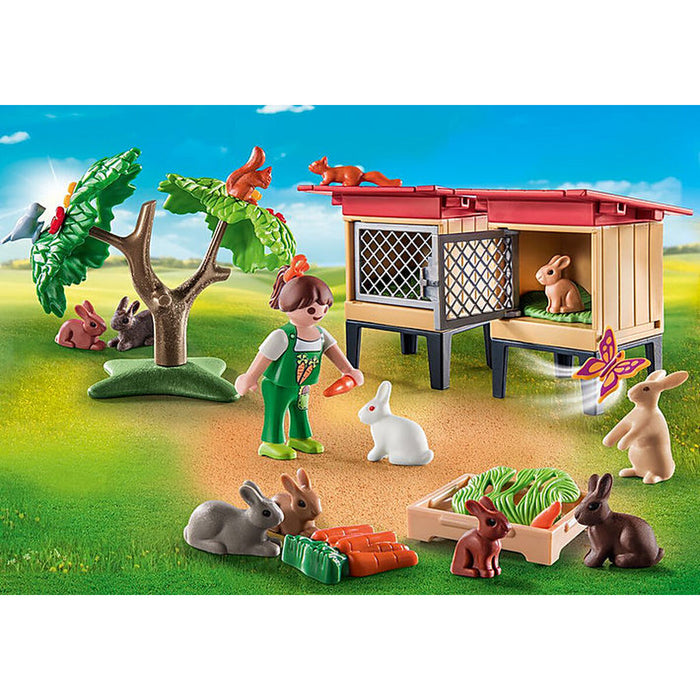 Playset Playmobil 71252 Country Rabbit Hutch 41 Stücke