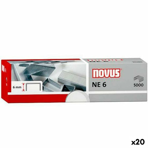Heftklammern Novus NE 6 Electric 6 mm 5000 Stücke (20 Stück)