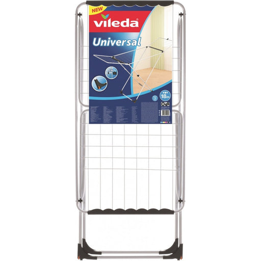 Wäscheständer Vileda X-Legs Universal Grau Stahl (180 x 55 x 93 cm) (18 m)