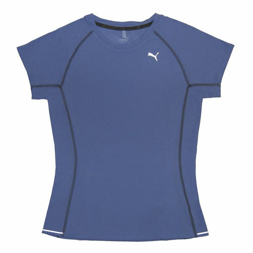 Damen Kurzarm-T-Shirt Puma Pe Running Tee Blau