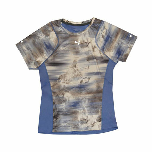 Damen Kurzarm-T-Shirt Puma Graphic Tee Blau