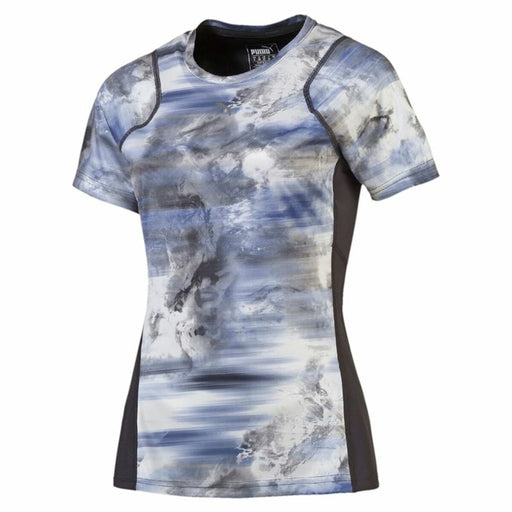 Damen Kurzarm-T-Shirt Puma Graphic Tee Blau