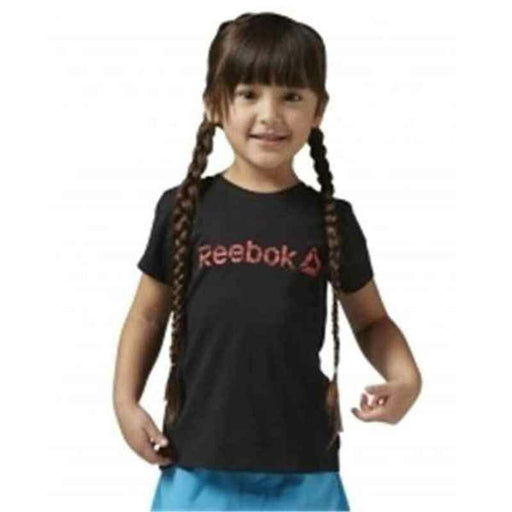 Kurzarm-T-Shirt für Kinder Reebok G ES Tee Bas Schwarz
