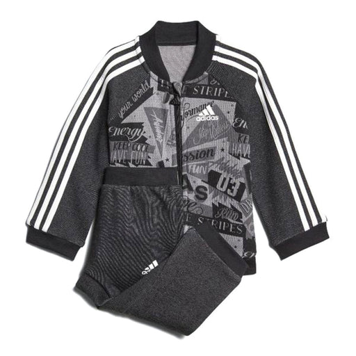 Trainingsanzug für Babys Adidas I BBALL JOG FT Grau