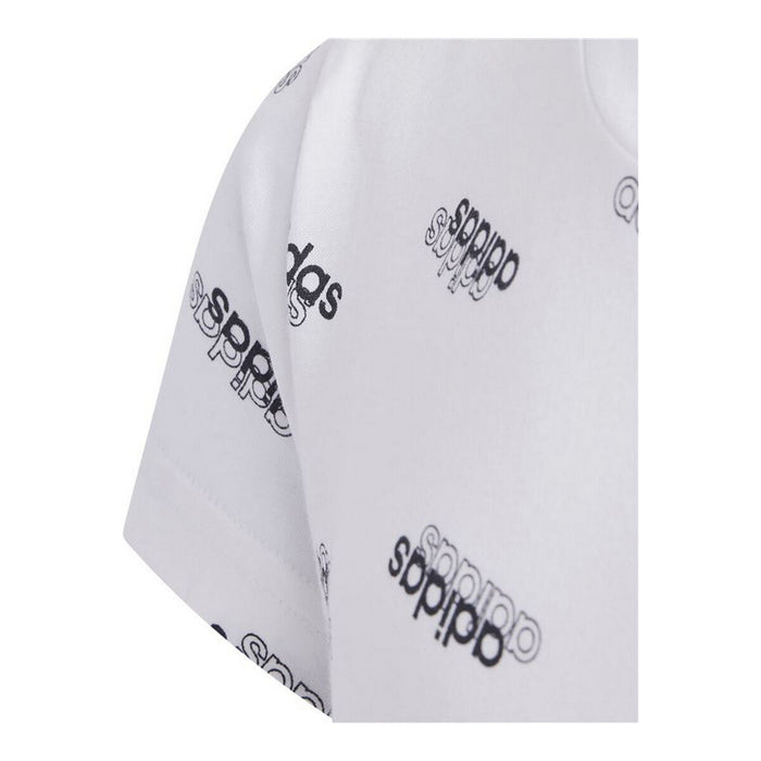 Kurzarm-T-Shirt für Kinder Adidas Sportswear Weiß