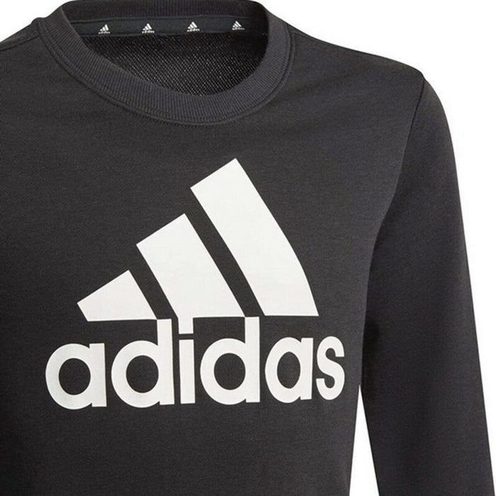 Sweatshirt ohne Kapuze für Mädchen  G BL SWT Adidas  GP0040 Schwarz