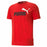 Herren Kurzarm-T-Shirt Puma Essentials+ Rot