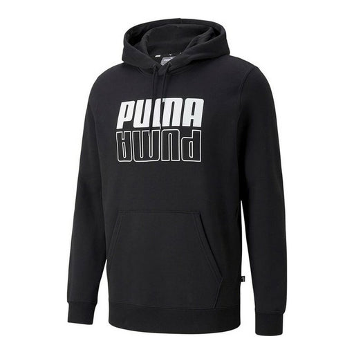 Herren Sweater ohne Kapuze Puma Power Logo Schwarz