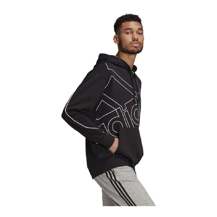 Herren Sweater mit Kapuze Adidas Giant Schwarz
