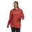Damen Sweater mit Kapuze Adidas Essentials Logo Rot