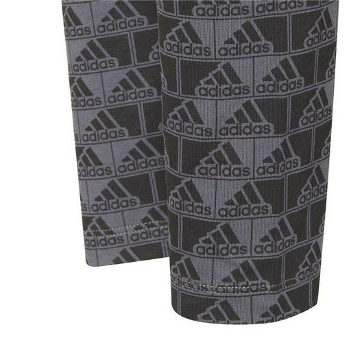 Sporthose Damen Adidas Essentials Logo Grau
