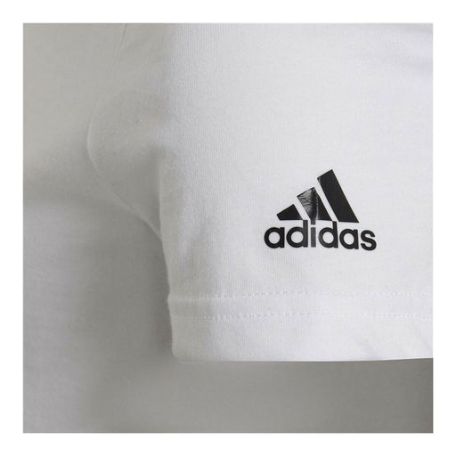 Kurzarm-T-Shirt für Kinder Adidas Graphic Weiß