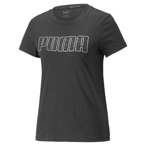 Damen Kurzarm-T-Shirt Puma Stardust Crystalline Schwarz