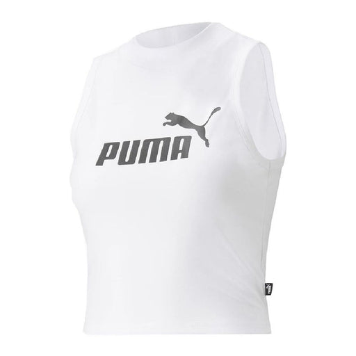 Sporttop für Frauen Puma Essentials High Neck Weiß