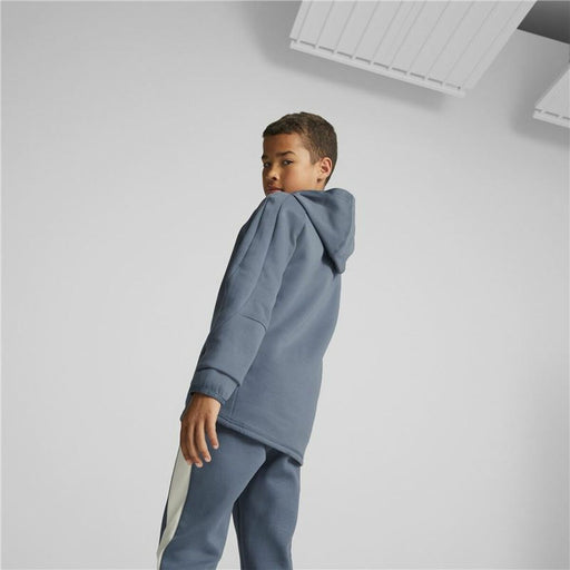 Unisex Sweater mit Kapuze Puma Evostripe Youth Blau