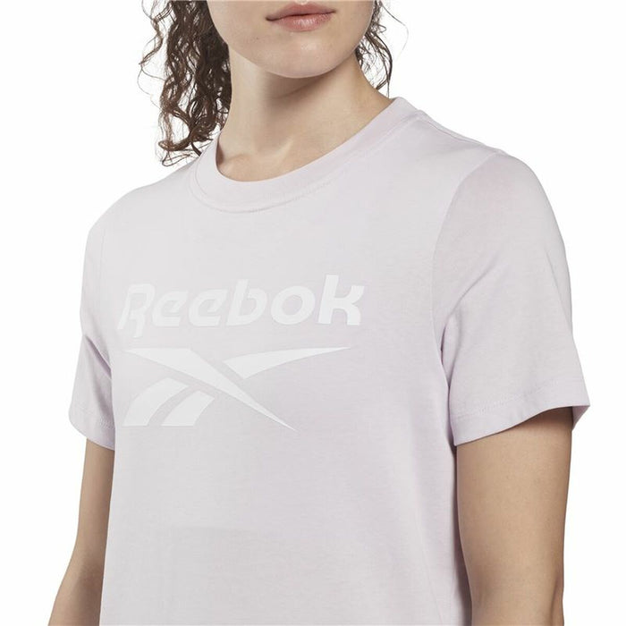 Damen Kurzarm-T-Shirt Reebok Identity Hellrosa