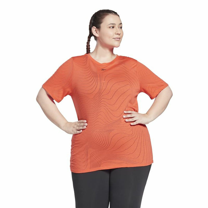 Damen Kurzarm-T-Shirt Reebok Burnout Orange