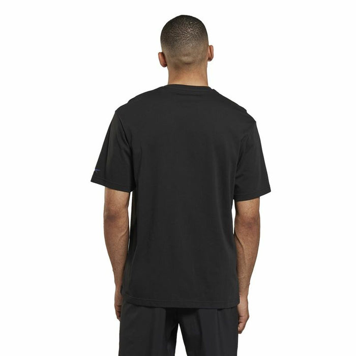 Herren Kurzarm-T-Shirt Reebok Les Mills® Oversized Graphic Schwarz