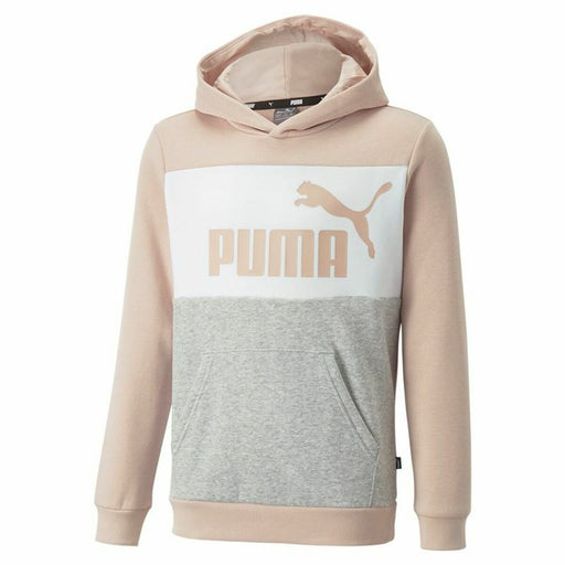 Kinder-Sweatshirt Puma Hellrosa