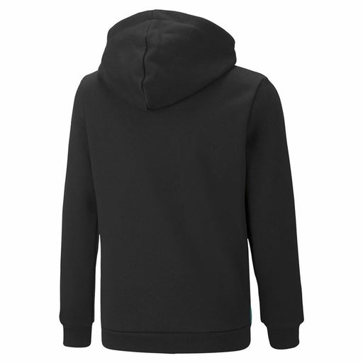 Jungen Sweater mit Kapuze Puma Essentials+ Colourblock Youth Schwarz