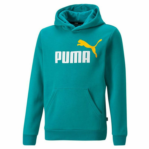 Herren Sweater mit Kapuze Puma Essentials+ Two-T Türkis